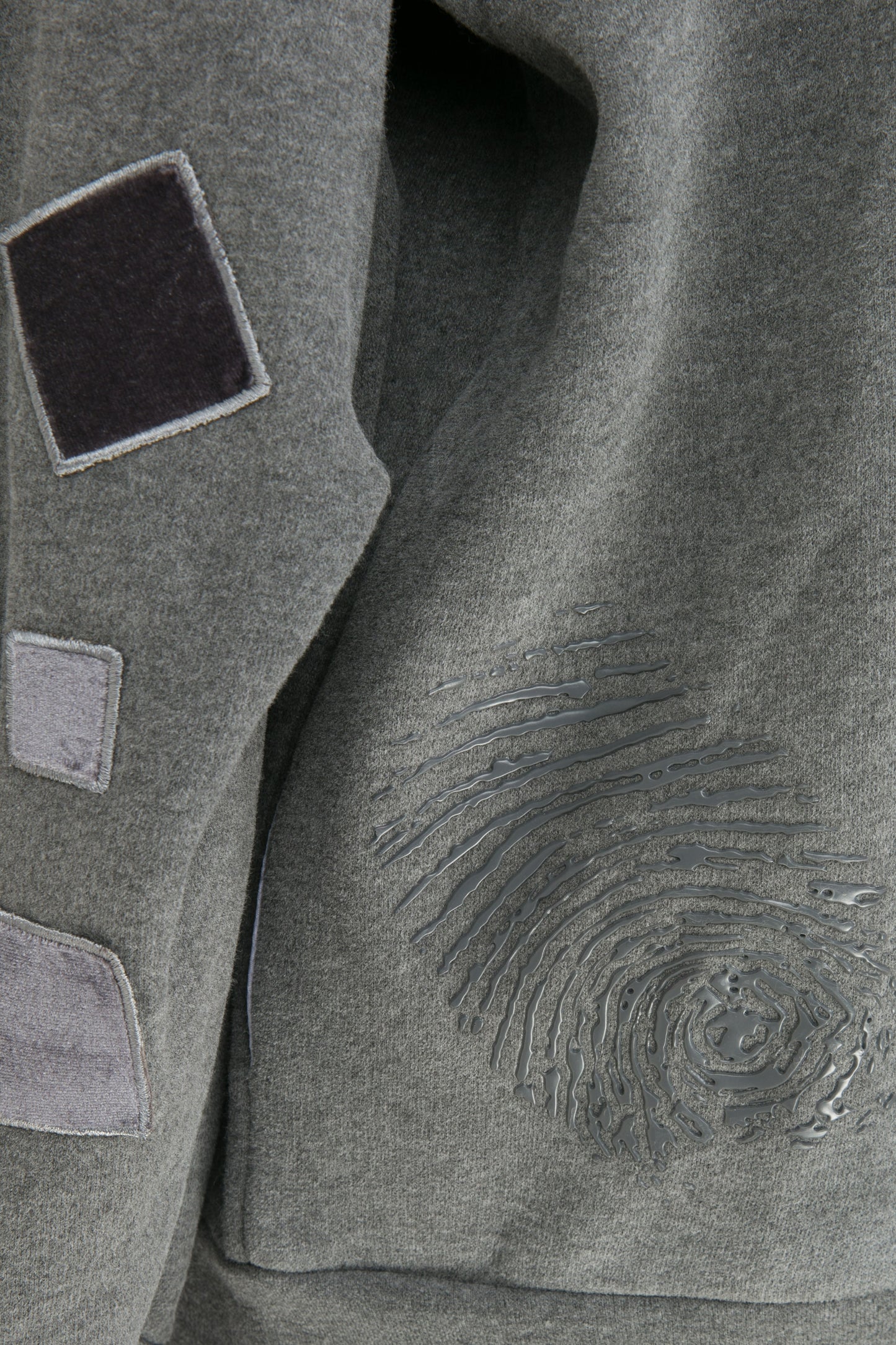 Kapüşonlu Fermuarlı Gri Sweatshirt