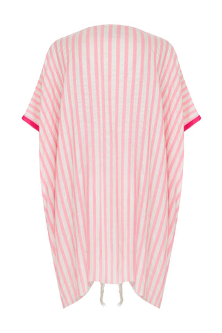 Geleneksel Hatay İpeği El Dokuması Pembe Kaftan