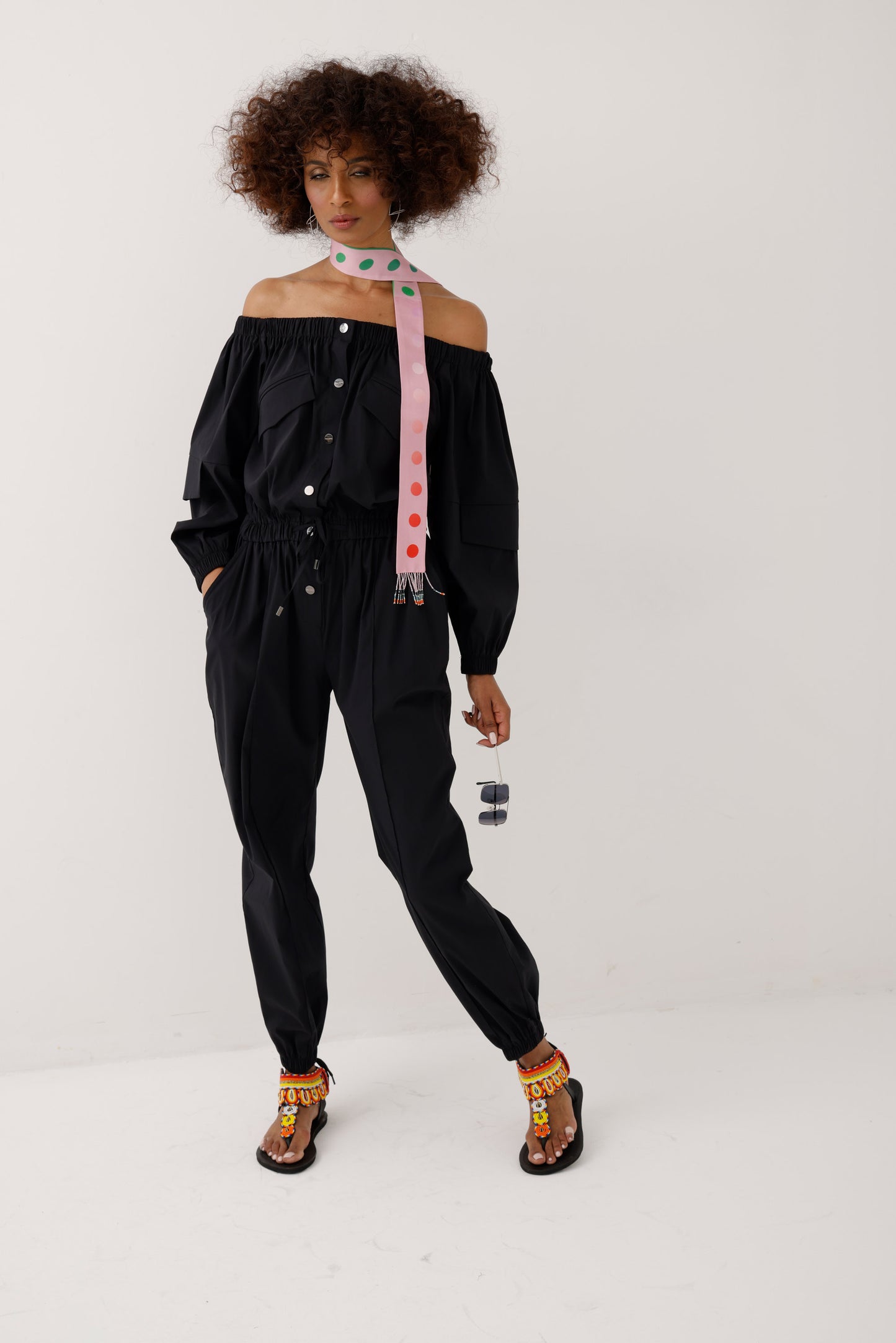 Arzu Kaprol - Biz SS22 Siyah Tulum