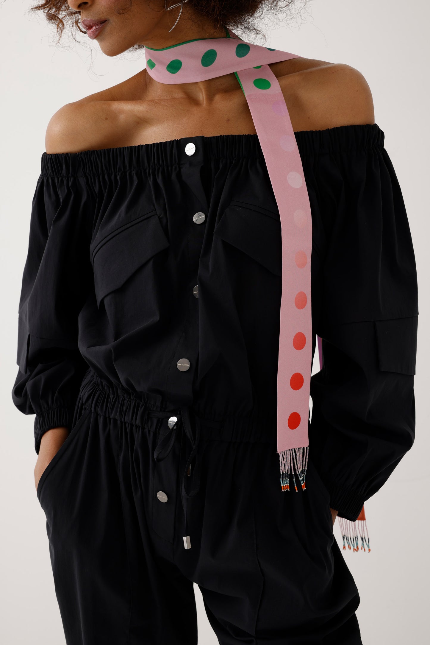 Arzu Kaprol - Biz SS22 Siyah Tulum