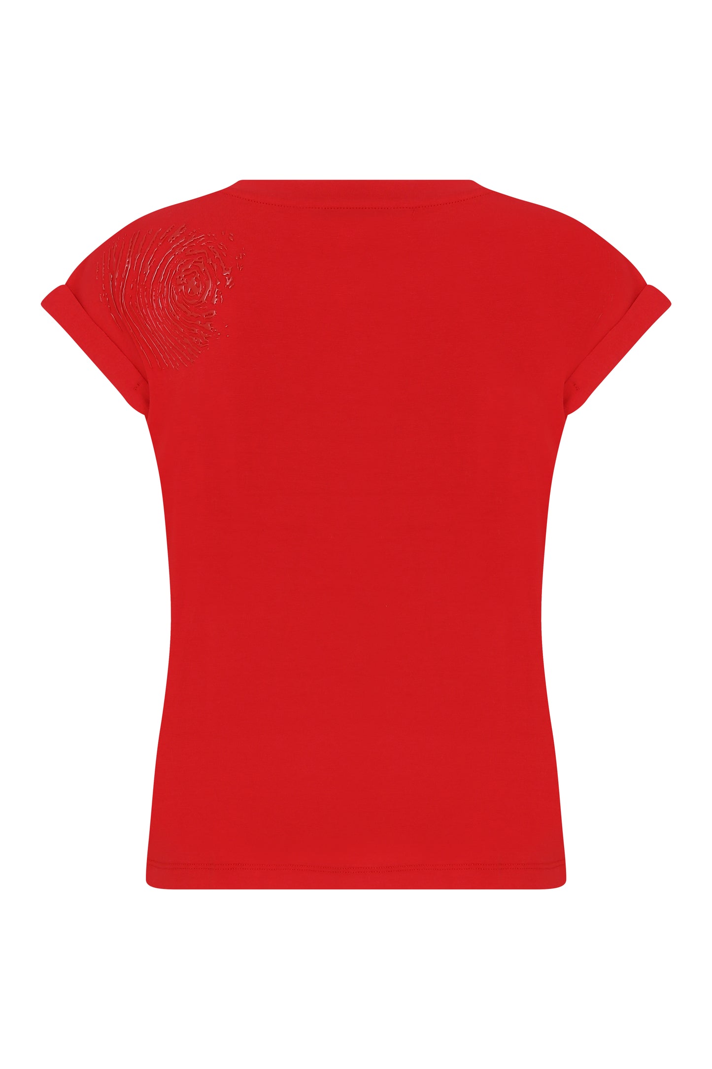 Arzu Kaprol Biz- SS21 Hotfix Detaylı Kırmızı T-shirt
