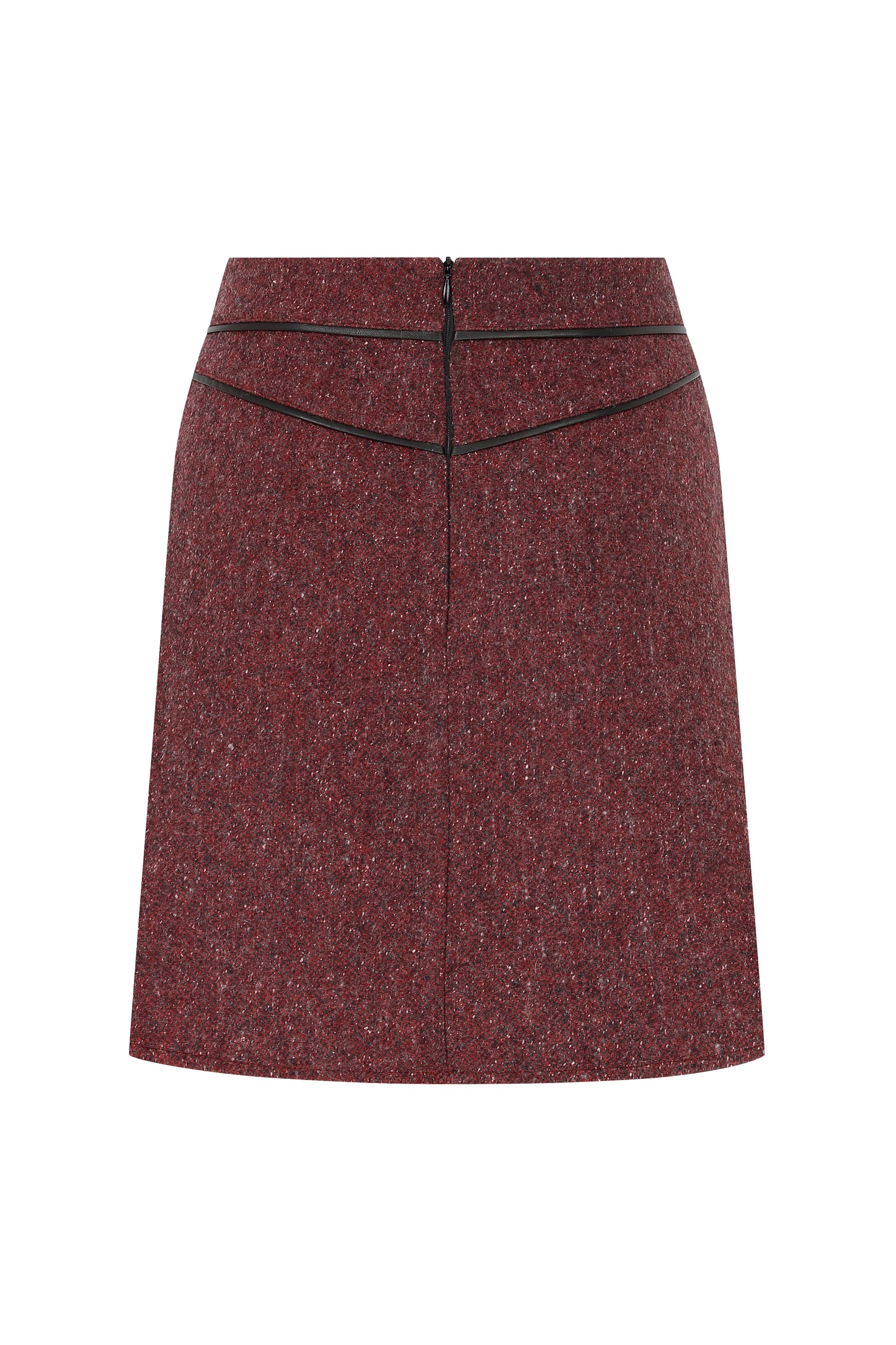 Arzu Kaprol AW 22-23 Homage To Humanity Bordo Tweed