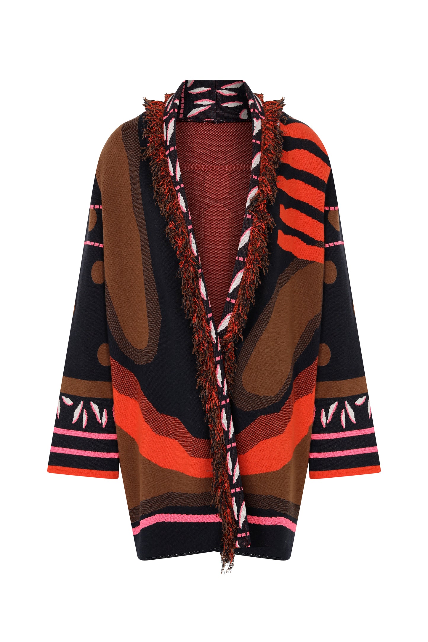 Arzu Kaprol - Biz AW'21-22 Şal Yaka Triko Ceket