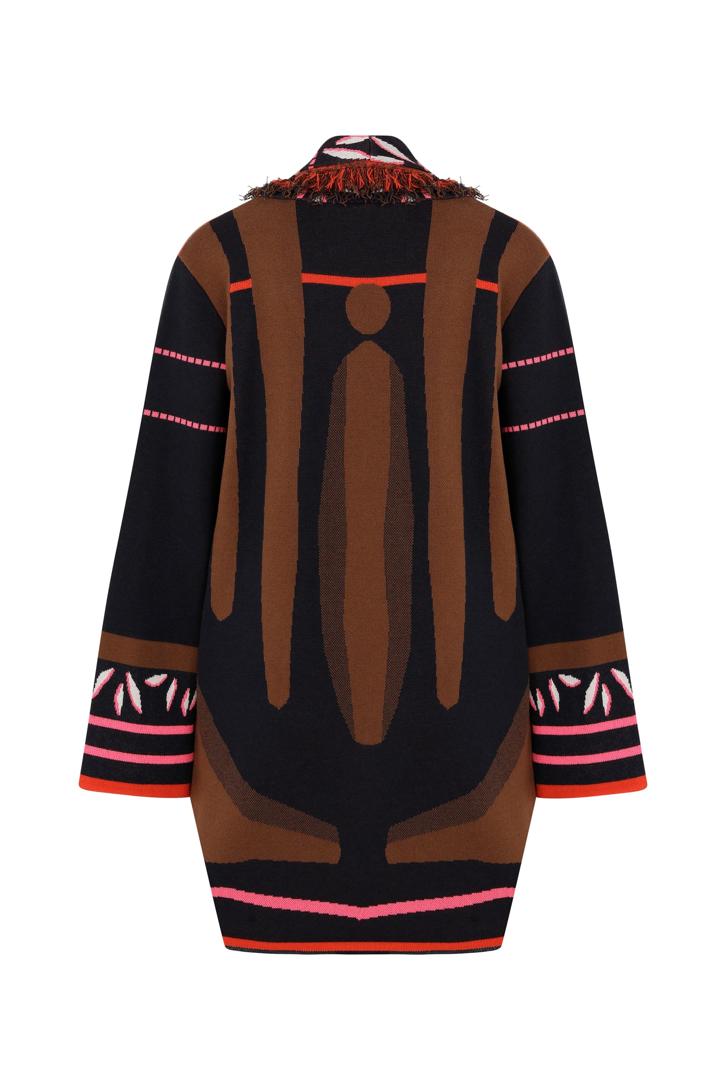 Arzu Kaprol - Biz AW'21-22 Şal Yaka Triko Ceket
