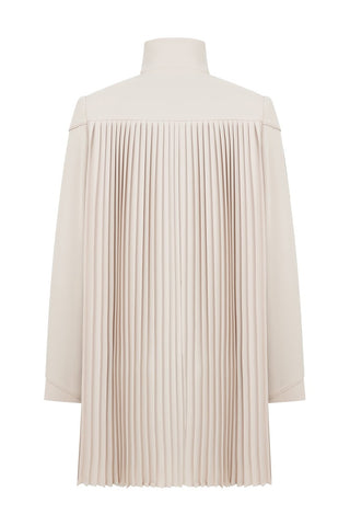 Pleated Jacket Dress