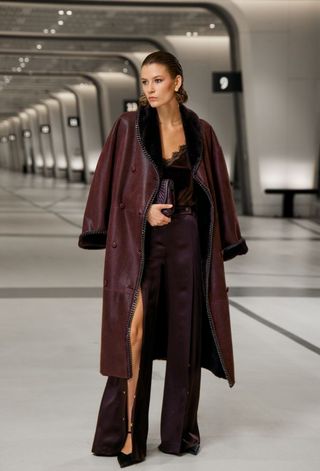 Mink Sherling Poncho