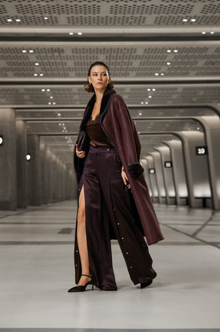 Mink Sherling Poncho