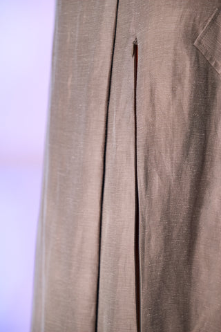 Burgundy Wrap Long Skirt