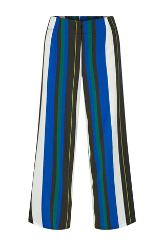 Striped Silk Trousers