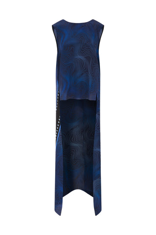 "Izgeoblue" Desenli Bluz