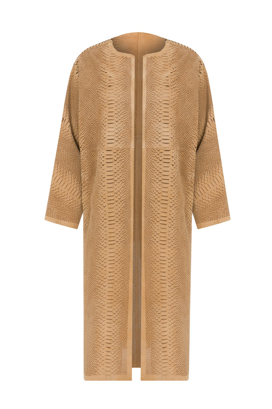 Süet Deri Kaftan