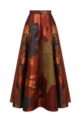 Jakarlı Tarçın Kırmızı Etek