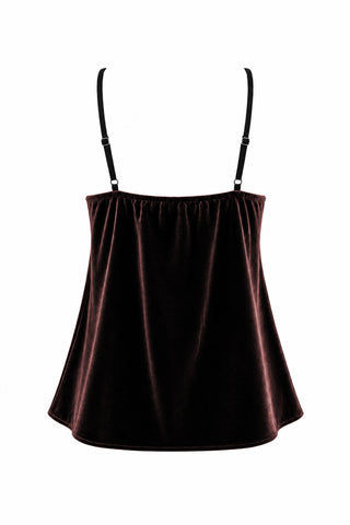 Dantel Detaylı Bordo Bluz (Copy)