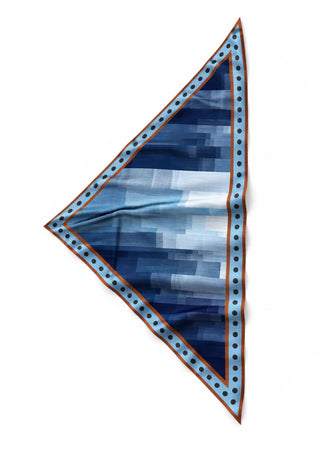 Dream City Blue 200x280 cm Yün Eşarp