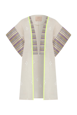 Üzümlü Dastar Mor Kaftan