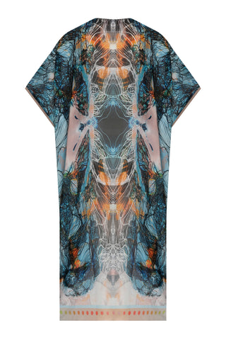 İpek Navy Penguice Kaftan